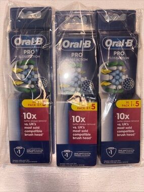 Oral‑B Pro Floss Action Replacement Brush Heads- (Pack of 15)